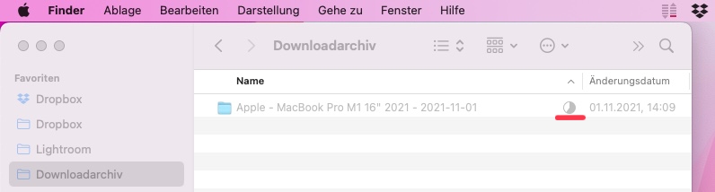 Apple OS 12 Monterey - Kopiervorgänge